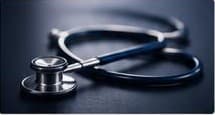 Stethoscope representing Dr. Vijay Kumar's healthcare mission